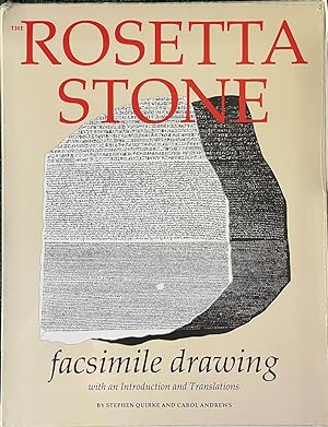 Imagen del vendedor de The Rosetta Stone - Facsimile Drawing with an Introduction and Translations a la venta por Dr.Bookman - Books Packaged in Cardboard