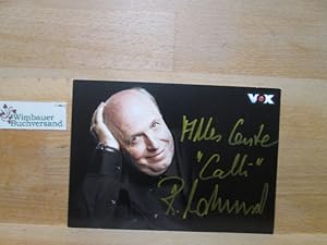 Imagen del vendedor de Original Autogramm Reiner Calmund Bayer Leverkusen /// Autogramm Autograph signiert signed signee a la venta por Antiquariat im Kaiserviertel | Wimbauer Buchversand