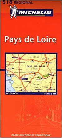 Bild des Verkufers fr Pays de Loire: Sheet 518 (Michelin Maps) zum Verkauf von WeBuyBooks