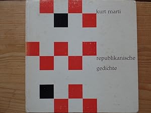 republikanische gedichte. kurt marti. mit 6 original-linolschnitten von max sulzer / die quadrat-...