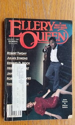 Immagine del venditore per Ellery Queen Mystery Magazine Mid-December 1987 venduto da Scene of the Crime, ABAC, IOBA