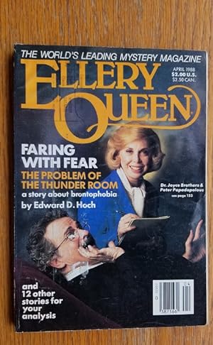 Image du vendeur pour Ellery Queen Mystery Magazine April 1988 mis en vente par Scene of the Crime, ABAC, IOBA