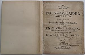 Immagine del venditore per N?h?r yos� m?-??den we-nifrad le-arba?? r�?�m sive Potamographia paradisiaca, ex Gen. c. II. v. 10. seqq. venduto da Auceps-Antiquariat Sebastian Vogler
