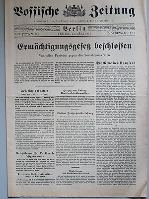 Vossische Zeitung. Berlinische Zeitung von Staats- und gelehrten Sachen. 350 Ausgaben aus den lez...