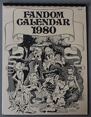 Bild des Verkufers fr FANDOM CALENDAR 1980 (12 Different RARE original B&W illustrations, one for Each Month.); PERTWILLABY PAPERS Pinup; CEREBUS the Aardvark pinup; ELFQUEST Cover; zum Verkauf von Comic World
