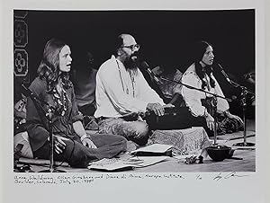 Anne Waldman, Allen Ginsberg, Diane di Prima at Naropa Institute in Boulder, Colorado. July 30, 1974