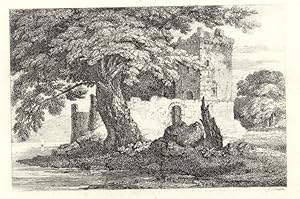 Lochleven Castle, the Prison of Mary, Queen of Scots 1875 HISTORICAL AND LITERARY Print