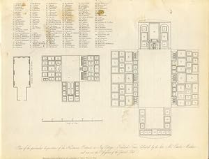 A Ground-Plan, exhibiting the whole of the Apartments of the Theatrical Picture Gallery at Ivy Co...