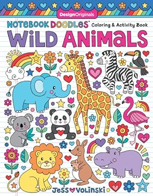 Seller image for Notebook Doodles Wild Animals : Coloring & Activity Book for sale by GreatBookPrices