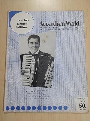 Accordion World Teacher - Dealer Edition September 1951 - Cesare Mussioli