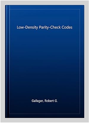 Bild des Verkufers fr Low-Density Parity-Check Codes zum Verkauf von GreatBookPrices