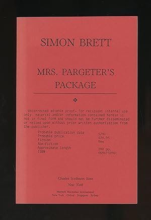 Image du vendeur pour Mrs. Pargeter's Package mis en vente par The Reluctant Bookseller