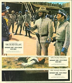One Silver Dollar (Italio-French Production, 1965) (3 color movie stills). AKA Blood for a Silver...