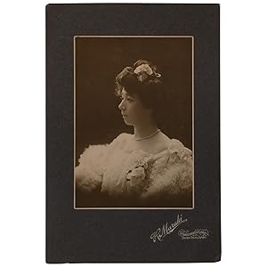 [Portrait of British-Japanese Writer Yei Theodora Ozaki] [Mounted Photograph]