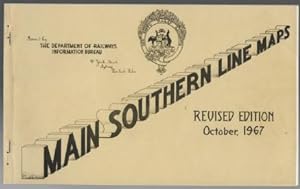 Image du vendeur pour Main Southern Line Maps. mis en vente par Time Booksellers
