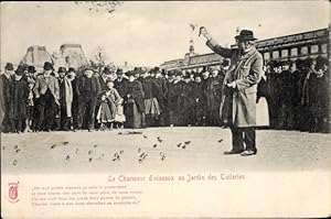 Imagen del vendedor de Ansichtskarte / Postkarte Paris Frankreich, Charmeur d'Oiseaux aux Tuileries, Jardin des Tuileries a la venta por akpool GmbH