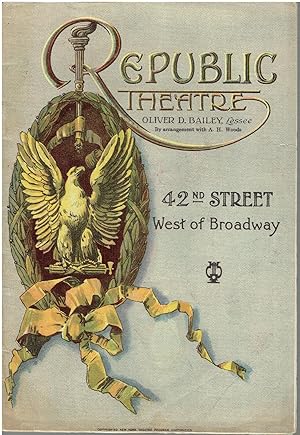 Seller image for Vintage theater program for "Abie's Irish Rose" - Republic Theatre, New York City for sale by Manian Enterprises