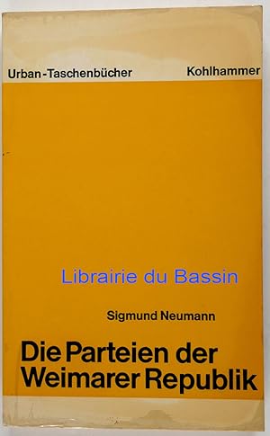 Imagen del vendedor de Die Parteien der Weimarer Republik a la venta por Librairie du Bassin