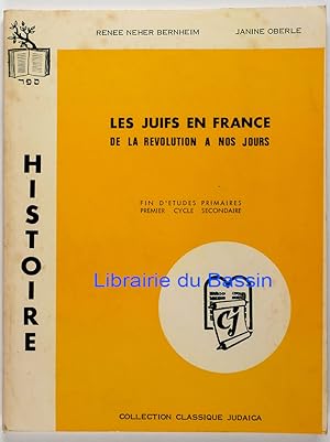 Bild des Verkufers fr Les Juifs en France De la Rvolution  nos jours zum Verkauf von Librairie du Bassin