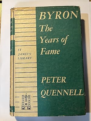 Seller image for Byron: The Years of Fame for sale by Debunni