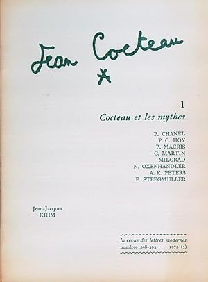Image du vendeur pour Jean Cocteau, 1. Cocteau et les mythes mis en vente par Librodifaccia