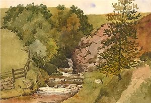 Seller image for Raymond Turner Barker (1872-1945) - 1928 Watercolour, Blair Atholl for sale by Sulis Fine Art