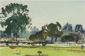 Seller image for Ronald Olley (b.1923) - A Pair of 20th Century Watercolour, Rural Landscapes for sale by Sulis Fine Art