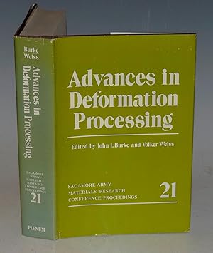 Imagen del vendedor de Advances in Deformation Processing. Sagamore Army Materials Research Conference Proceedings. a la venta por PROCTOR / THE ANTIQUE MAP & BOOKSHOP