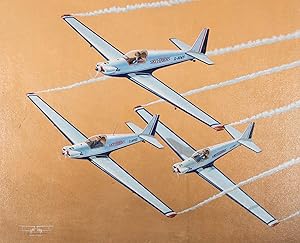 Frank Hatton - 1991 Acrylic, Three Skyhawks