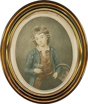 Bild des Verkufers fr Charles Knight after J.R. Smith - 18th Century Stipple Engraving, Match Boy zum Verkauf von Sulis Fine Art