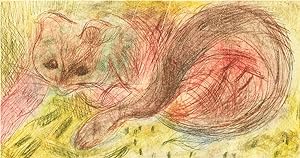 Seller image for Annelise Firth (b.1961) - 2012 Etching, Playful Kitten I for sale by Sulis Fine Art