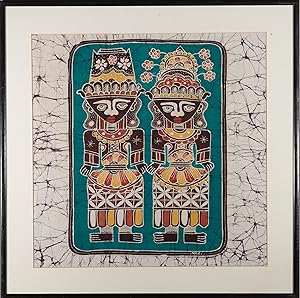 Contemporary Batik - Two Figures
