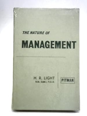 Bild des Verkufers fr The Nature of Management zum Verkauf von World of Rare Books