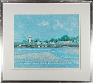 20th Century Silkscreen - Blue Harbour