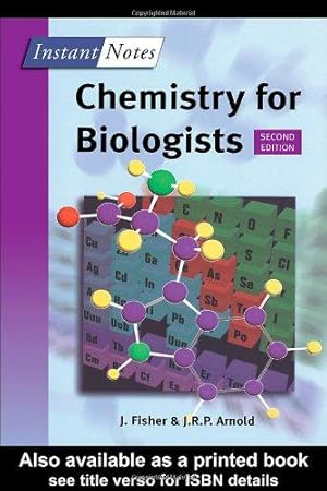 Bild des Verkufers fr BIOS Instant Notes in Chemistry for Biologists zum Verkauf von WeBuyBooks