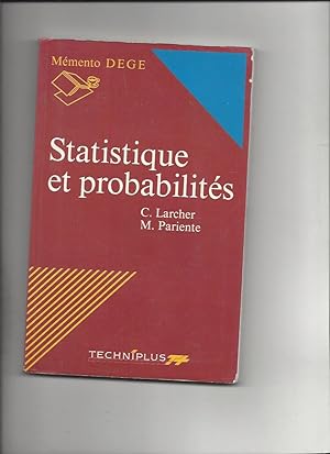 Statistique et probabilités