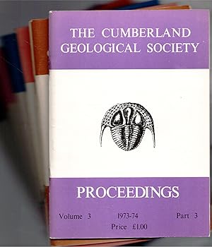 The Cumberland Geological Society Proceedings - 8 volumes