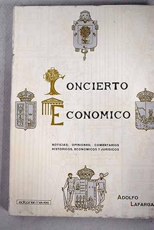 Bild des Verkufers fr Concierto econmico de las provincias vascongadas zum Verkauf von Alcan Libros