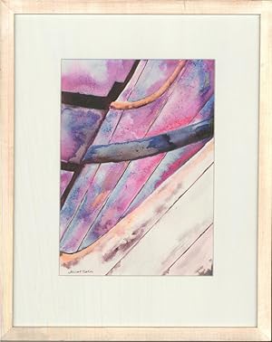 Bild des Verkufers fr Janet Coles - qx094 Watercolour, Boat VII zum Verkauf von Sulis Fine Art