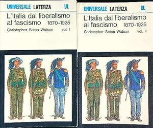 Bild des Verkufers fr L'Italia dal liberalismo al fascismo. 2vv zum Verkauf von Librodifaccia