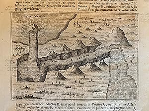 Immagine del venditore per (Water, Tides) An engraved leaf from "Athanasii Kircheri Mundus subterraneus in XII libros digestus" venduto da JF Ptak Science Books