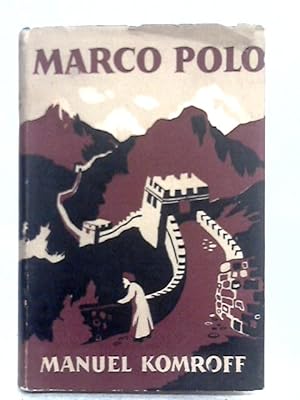 Bild des Verkufers fr Marco Polo zum Verkauf von World of Rare Books