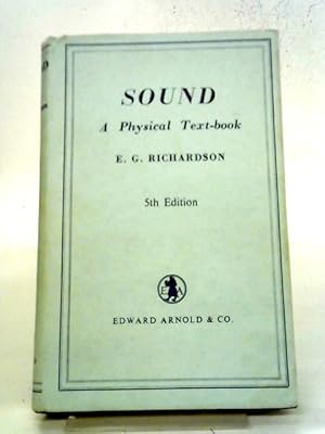 Bild des Verkufers fr Sound: A Physical Text-Book zum Verkauf von World of Rare Books