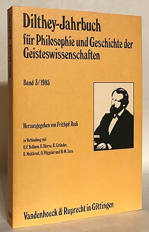 Bild des Verkufers fr Dilthey-Jahrbuch fr Philosophie und Geschichte der Geisteswissenschaften. Band 3 / 1985. zum Verkauf von Thomas Dorn, ABAA