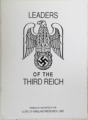 Immagine del venditore per Leaders of the Third Reich. venduto da Entelechy Books