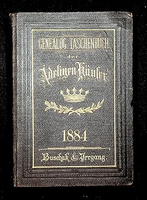 Bild des Verkufers fr Genealogisches Taschenbuch der Adeligen Huser 1884 9. Jahrgang zum Verkauf von ANTIQUARIAT.WIEN Fine Books & Prints