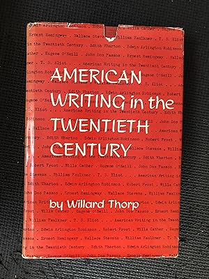 Bild des Verkufers fr American Writing in the Twentieth Century zum Verkauf von Cragsmoor Books