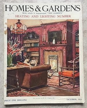 Homes and Gardens No. 5 Vol.10. October 1928 - Heating and Lighting Number.