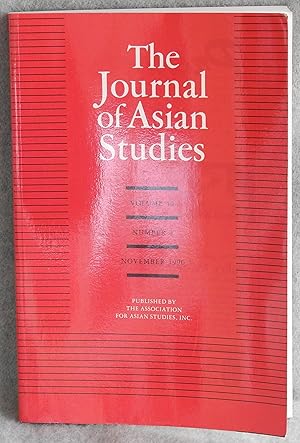 Seller image for The Journal of Asian Studies November 1990 Vol. 49 No. 4 for sale by Argyl Houser, Bookseller