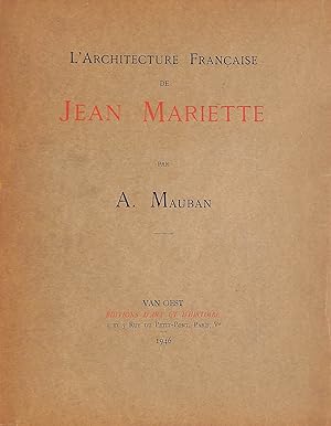 L'Architecture Francaise De Jean Mariette